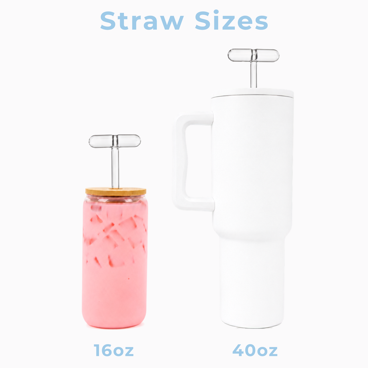 Anti-Wrinkle Glass Straw Set