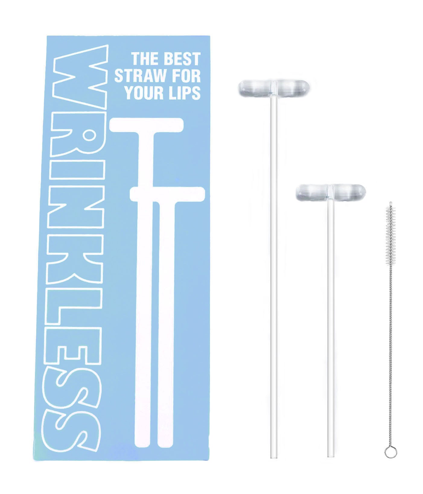 Anti-Wrinkle Glass Straws