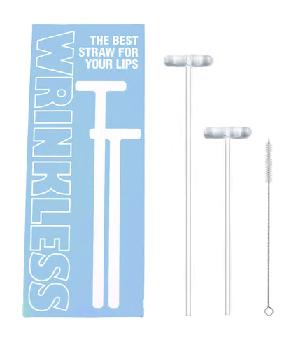 Anti-Wrinkle Glass Straws