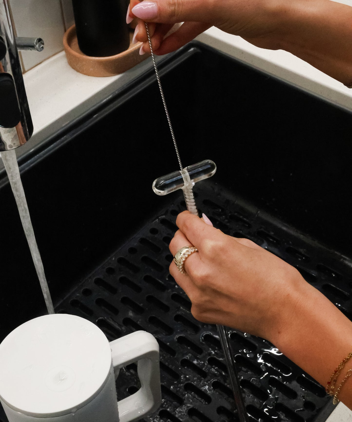 Anti-Wrinkle Glass Straws