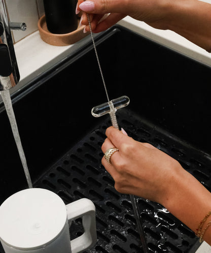 Anti-Wrinkle Glass Straws