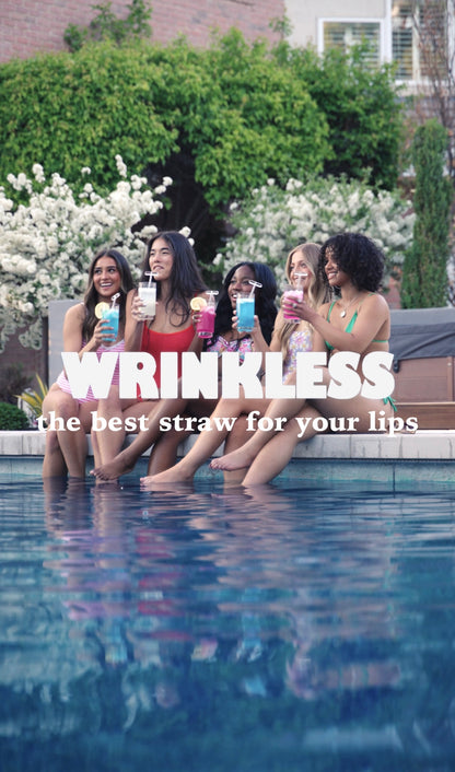 Anti-Wrinkle Glass Straws